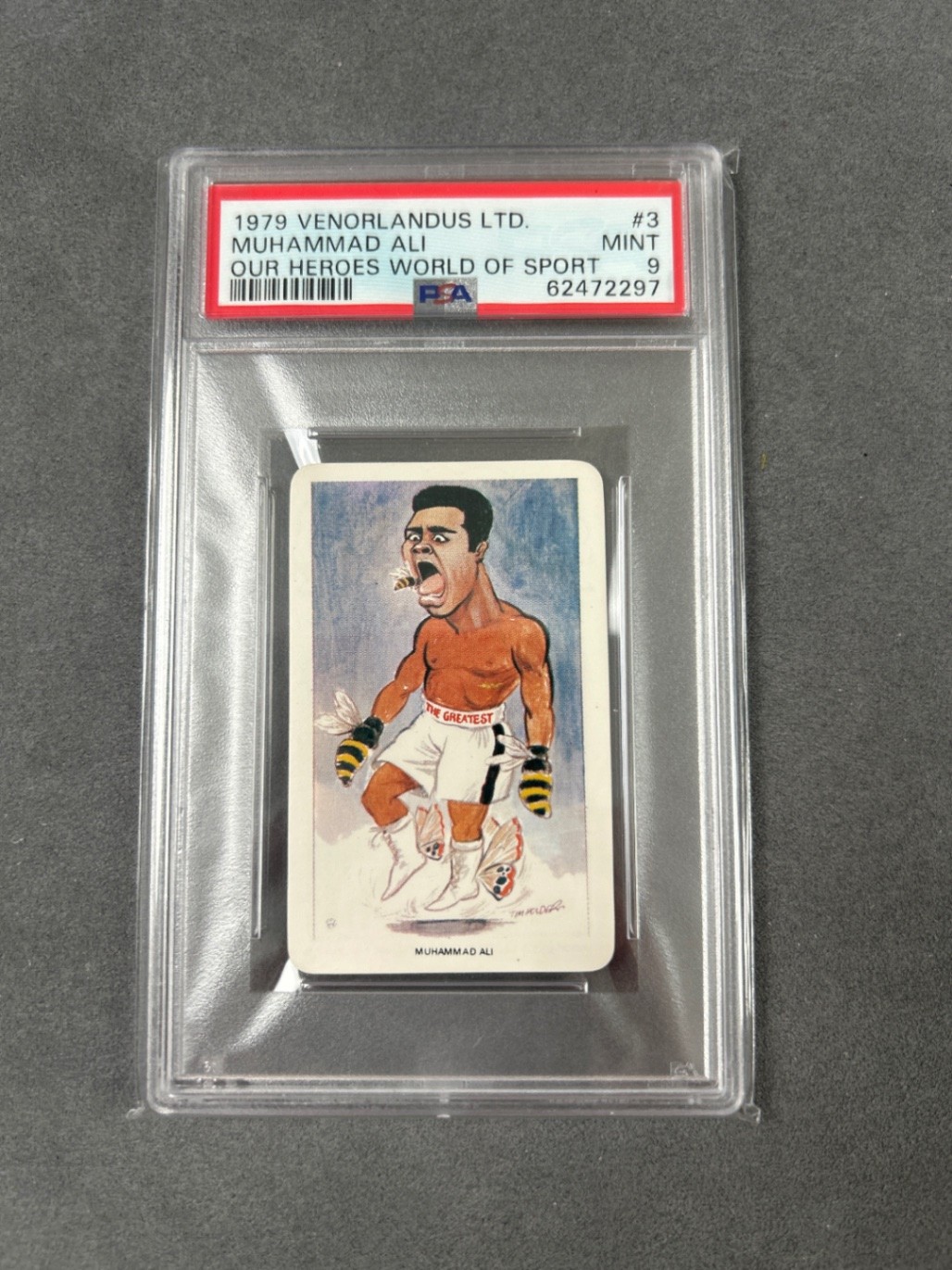 1979 Venorlandus Our Heroes World of Sport Muhammad Ali #3 PSA 9