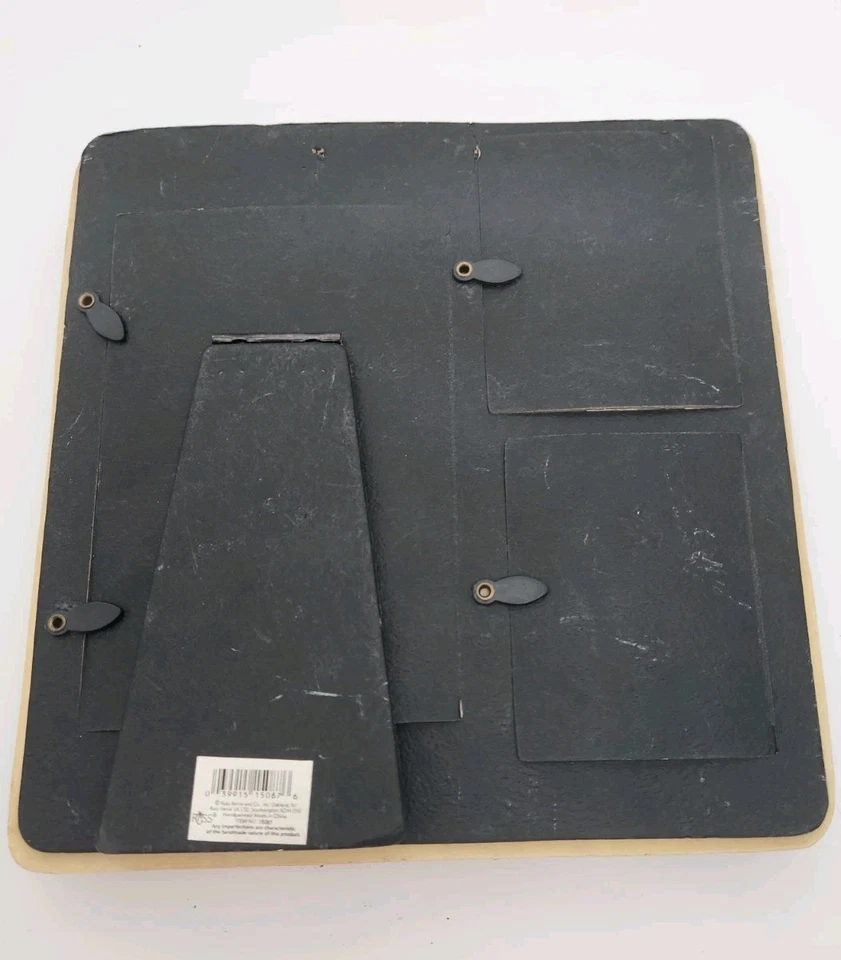 VTG 3D PHOTO FRAME Baby NOAH'S ARK Nursery Decor 9"x9" FOR 3X3.5 & 4X6 PICS - Image 4 of 4