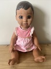Working Luvabella Doll Interactive Baby Dark Brown Hair / Eyes Moves And Talks