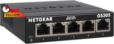 NETGEAR 5-Port Gigabit Ethernet Unmanaged Essentials Switch (GS305) - Home Netwo