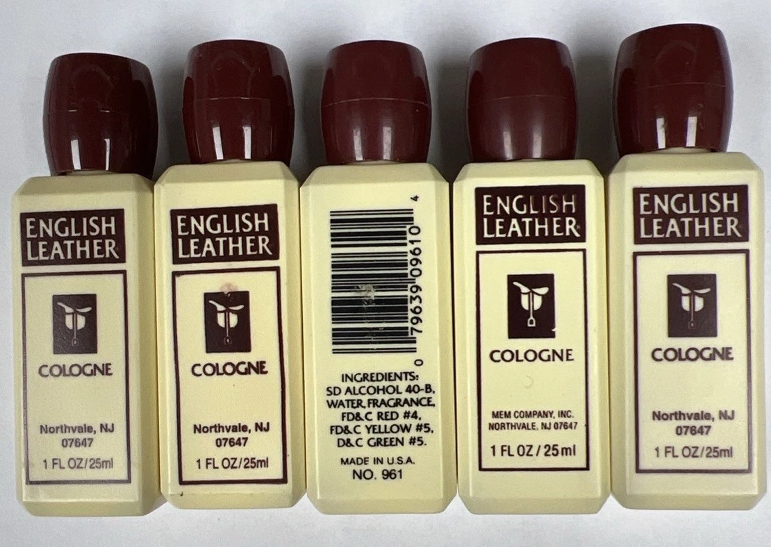 Parfum English Leather Cuoio MEM - 125 Ml Splash - Patchouli - Neuf