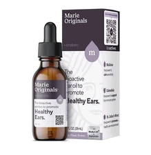 Marie Originals Organic Oil for Ear Infections Natural Eardrops Prevention 4/27