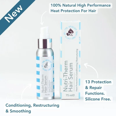 THE CORNISH SEAWEED BATH CO. The Cornish Seaweed Bath Company Nutri-Therm Hair Serum - 75ml - NEW IN BOX!!!!!