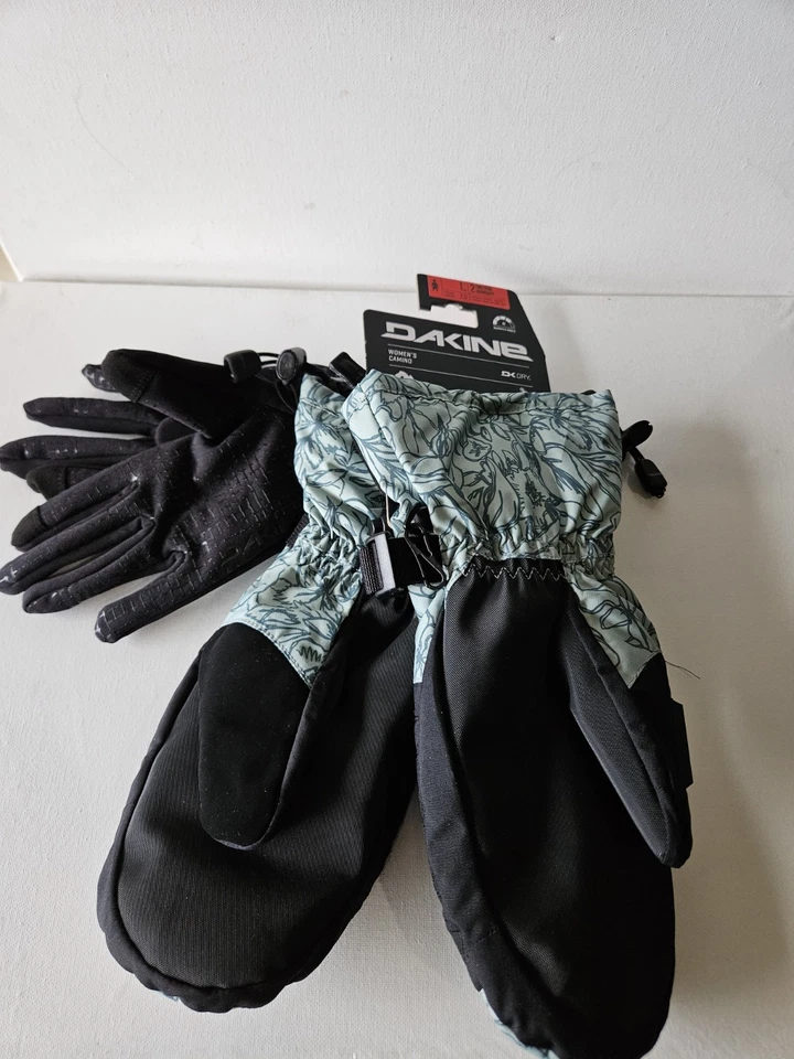 Nuevo guante Dakine Camino para mujer/verde medio/negro talla grande Foto 2 de 4