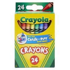 Crayola Crayons 24 Colors Pack of 4
