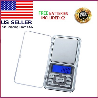Portable 500g x 0.01g Mini Digital Scale Jewelry Pocket Balance Weight Gram LCD