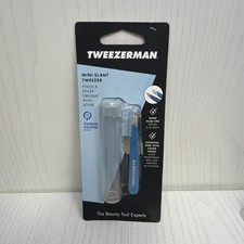 Tweezerman Mini Slant Tweezer Bahama Blue