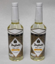 32oz. (2x) Jonathan English Bar SIMPLE SYRUP Liquid Cane Sugar Cocktail Mixer