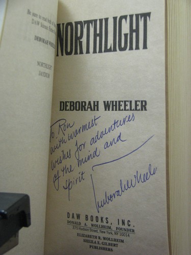 1st, signed by author, Northlight by Deborah Wheeler (aka Deborah Ross) (1995) - Picture 3 of 4