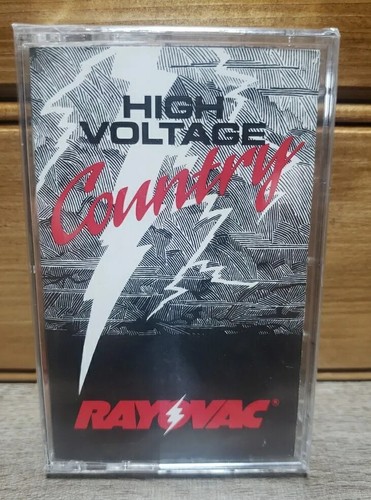 New Rayovac High Voltage Country Music Cassette Tape 1992 Waylon, Raye, Skaggs + - 第 1/9 張圖片