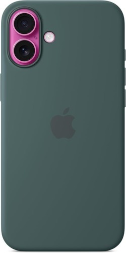Genuine Apple Silicone MagSafe Case for iPhone 16 Plus MYYH3ZM/A - Lake Green - Picture 3 of 5