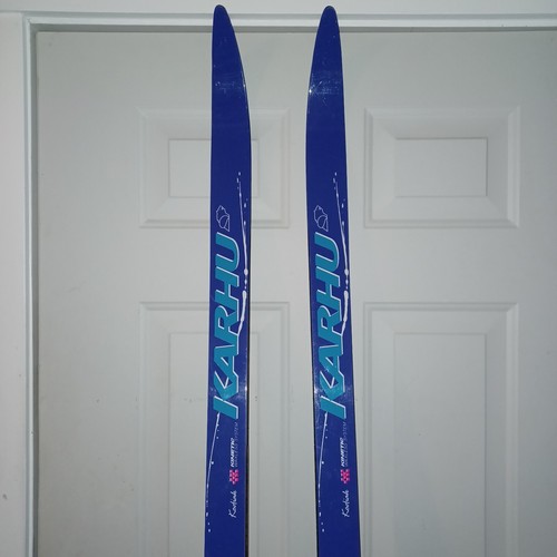 210cm Karhu Kodiac xc-skis w/steel edges, Asolo 3-pin heavy-duty bindings. RARE! - Picture 3 of 8