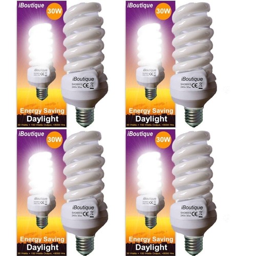 iBoutique 30W Bayonet B22 Screw E27 Output 150w - Extra Bright Efficient Bulb - Picture 5 of 7