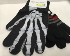 CAPELLI NEW YORK KIDS  PACK OF 2 PAIRS BOYS TOUCH GLOVES SIZE S-M (4-8) NWT