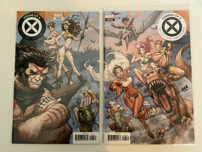 HOUSE OF X & POWERS OF X ISSUES 5 - DAVID NAKAYAMA CONNECTING VARIANT COVERS