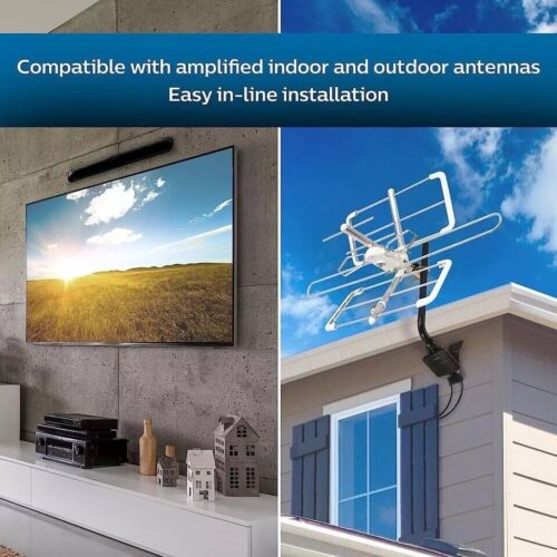 Philips LTE Filter for TV Antenna, Filters 4G 5G LTE Signal to Reduce Interferen - Picture 4 of 9