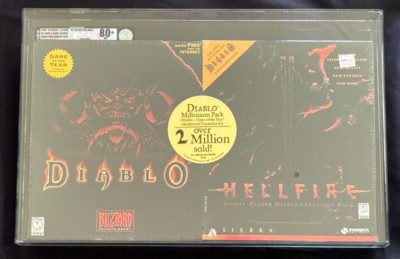 Diablo & Hellfire Millenium Pack PC CD ROM Sealed New VGA 80+ Graded