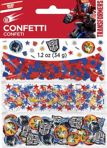 TRANSFORMERS FELIZ CUMPLEAÑOS MESA CONFETI 1 Pack 3 Estilos Foto 2 de 2