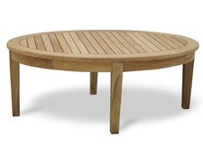 Teak Outdoor Oval Coffee Table - Cotswold Range - 1.2m