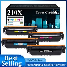 210X 4-Pack High Yield Toner for HP Color LaserJet Pro MFP 4301fdw W2103X 