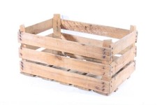 Vecchio Cassetta Frutta Scatola Legno 60 x 40 x 30cm Loft Decorazione Trasporto