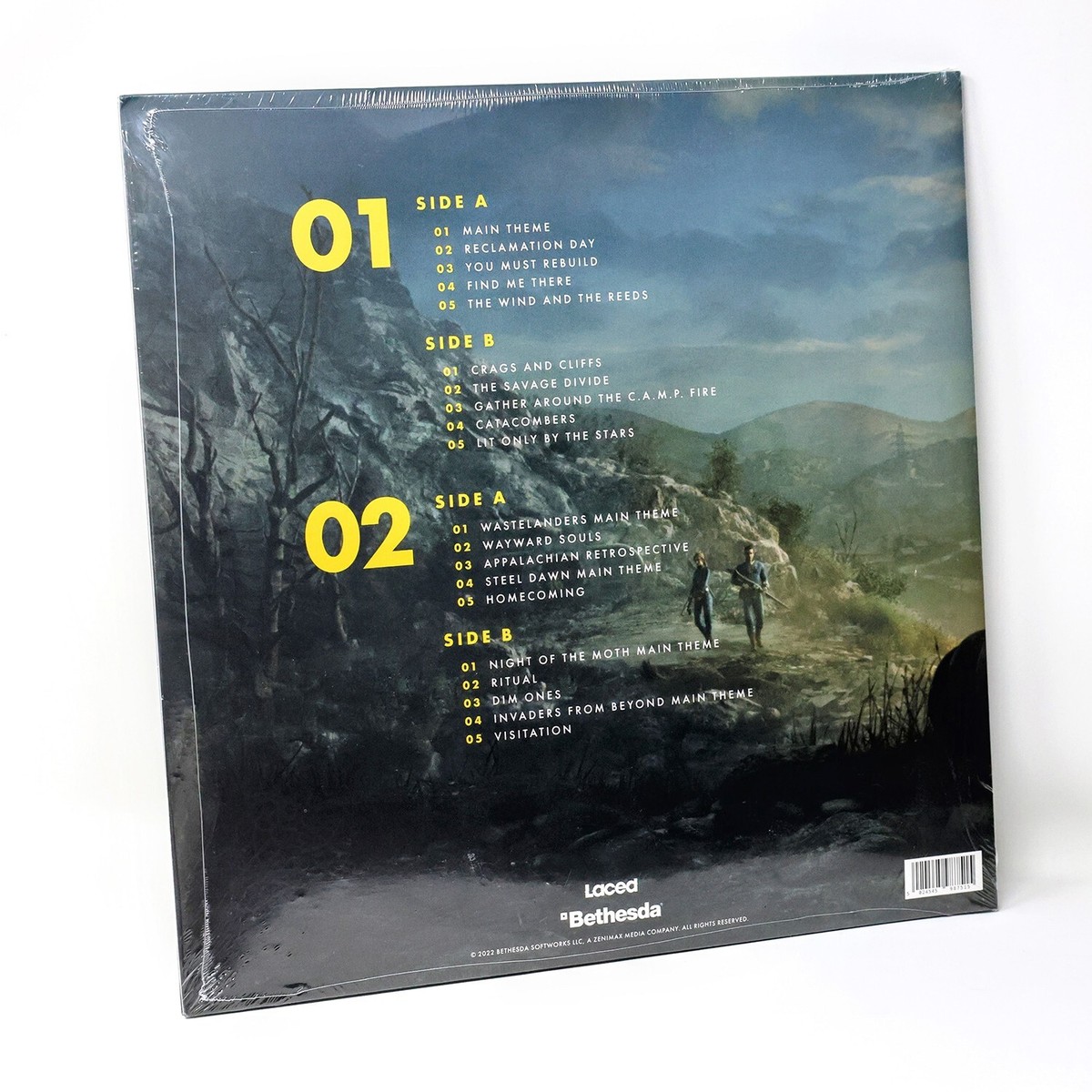 Fallout 76 Original Vinyl Record Soundtrack 2 LP Black Yellow VGM