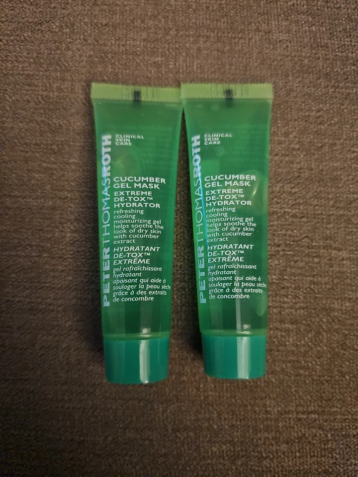Peter Thomas Roth Cucumber Gel Mask Extreme Detox Hydrator 3x 14ml = 42ml Sealed - Image 2 of 3