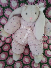 Bunny Rabbit Comet Strip Brand Chicks Ducks Flowers Fabric Body White Plush
