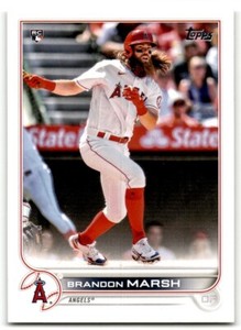 2022 Topps Series One Brandon Marsh #243 RC Los Angeles Angels