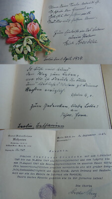 Poesiealbum BERLIN 1939-41, Charlotte BRENDEKE (*1925) Diakonissenhaus BETHANIEN