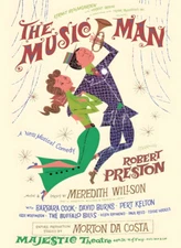 The Music Man Robert Preston Meredith Wilson Musical Poster Art Print PICK SIZE