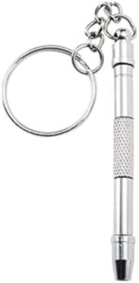 2 chiavi in acciaio portachiavi cacciavite strumento tasca Edc Outdoor multifunzione