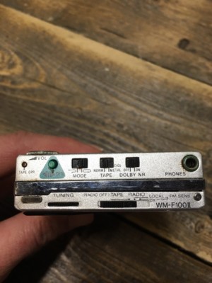 Sony Walkman WM-F100 Radio Cassette AM/FM Player For Parts Or