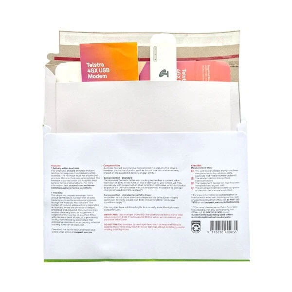 TELSTRA PREPAID 4GX 4G E8372 USB + WIFI MODEM HOTSPOT MOBILE BROADBAND DONGLE - Image 2 of 2
