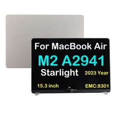 OEM For Macbook Air 15.3" M2 A2941 2023 Display LCD Screen Assembly EMC:8301