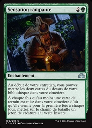 MTG Magic SOI - (x4) Crawling Sensation/Sensation rampante, French/VF - Picture 1 of 1