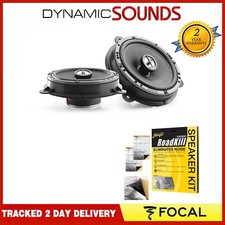Focal ICRNS165 Custom Fit 6.5" 2-Way Coaxial Speakers With Sound Deadening Sheet