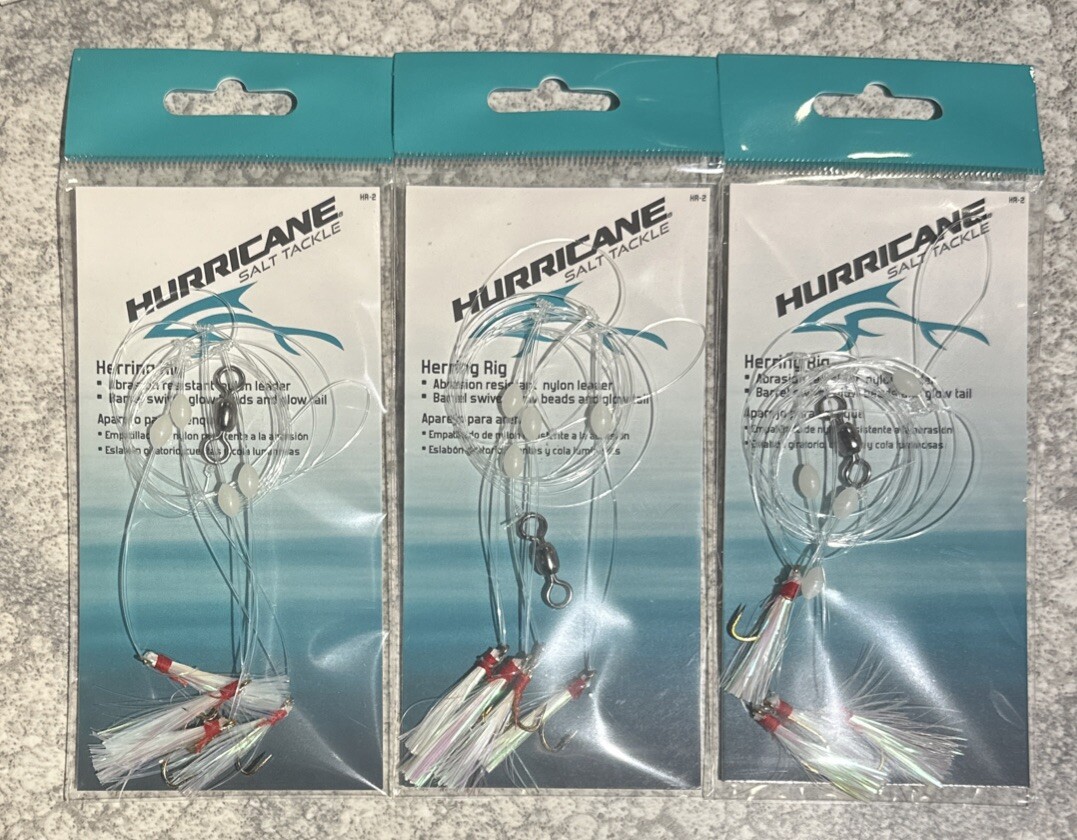 3 Packs Hurricane Herring Rigs | eBay
