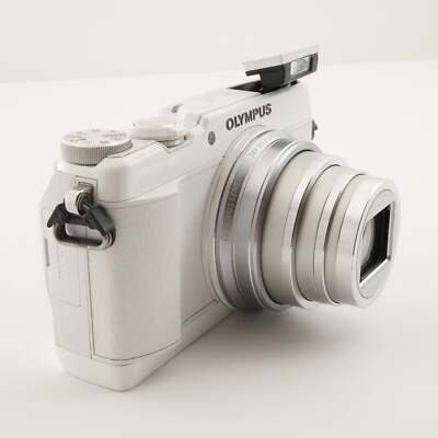 OLYMPUS STYLUS SH-1 White With 4GB SDHC Card Digital Camera from