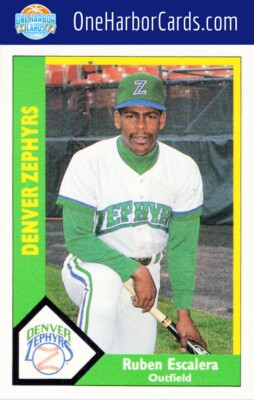1990 CMC Denver Zephyrs Denver Zephyrs #24 Ruben Escalera