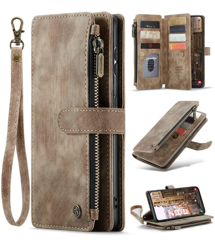 For Samsung S25 S24 S23 FE S22 S21 Detachable Magnetic Cover Leather Wallet Case - Picture 15 of 63