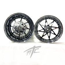 HAYABUSA 240 FAT TIRE CHROME AND BLACK SWITCHBACK WHEELS 13-20 SUZUKI HAYABUSA