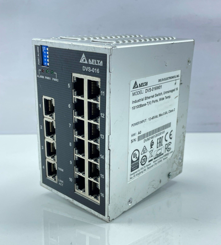 Delta DVS-016W01 Network Switch Unmanaged 16 Ports Wide Temp RJ45 Ethernet SWI - Picture 11 of 14