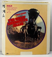 Walt Disney The Great Locomotive Chase CED RCA VideoDisc Selectavision Movie