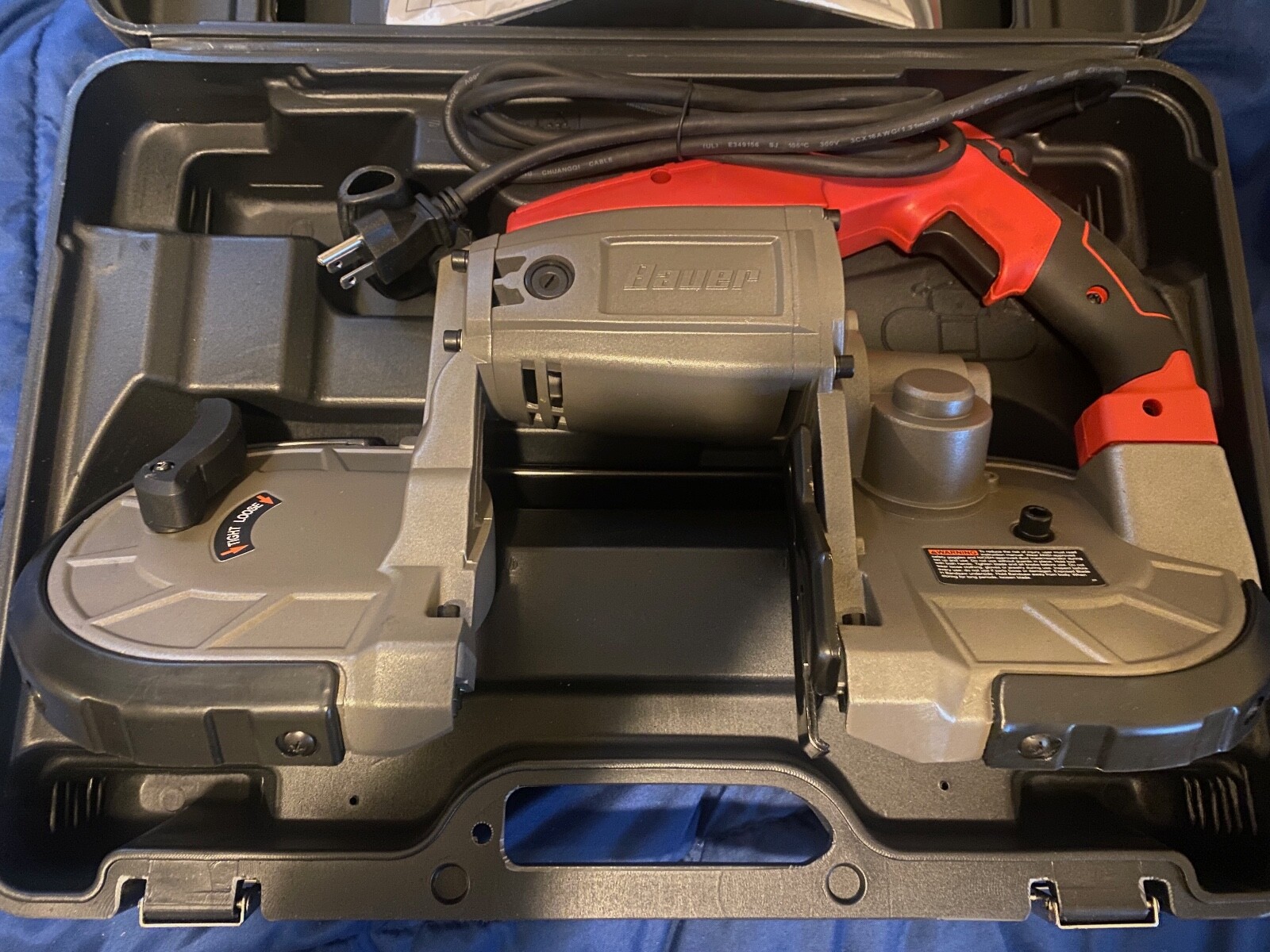 NEW BAUER 10 Amp Deep Cut VariableSpeed Band Saw 1678EB (TDW031501