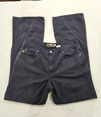 Y2K  Navy Blue Flare Womens Bongo Khakis Size 13
