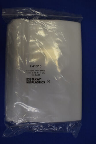 Elkay Plastic Zip Seal Lock Top Reclosable Zipper 4 Mil Clear Poly Bags - Bild 25 von 30