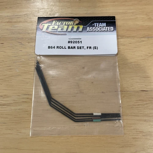 Team Associated 92051 B64 Front Anti-Roll Bar Set (Soft)