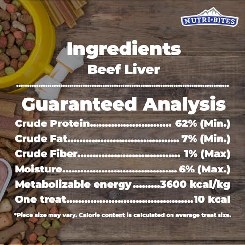 Nutri Bites Liver Treats for Dogs & Cats, HighProtein Freeze Dried