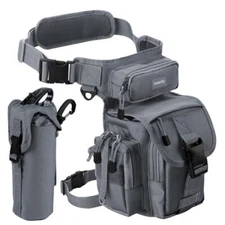 Unisex Waterproof Waist Belt Drop Leg Thigh Bag Fanny Pack Utility Holster Pouch